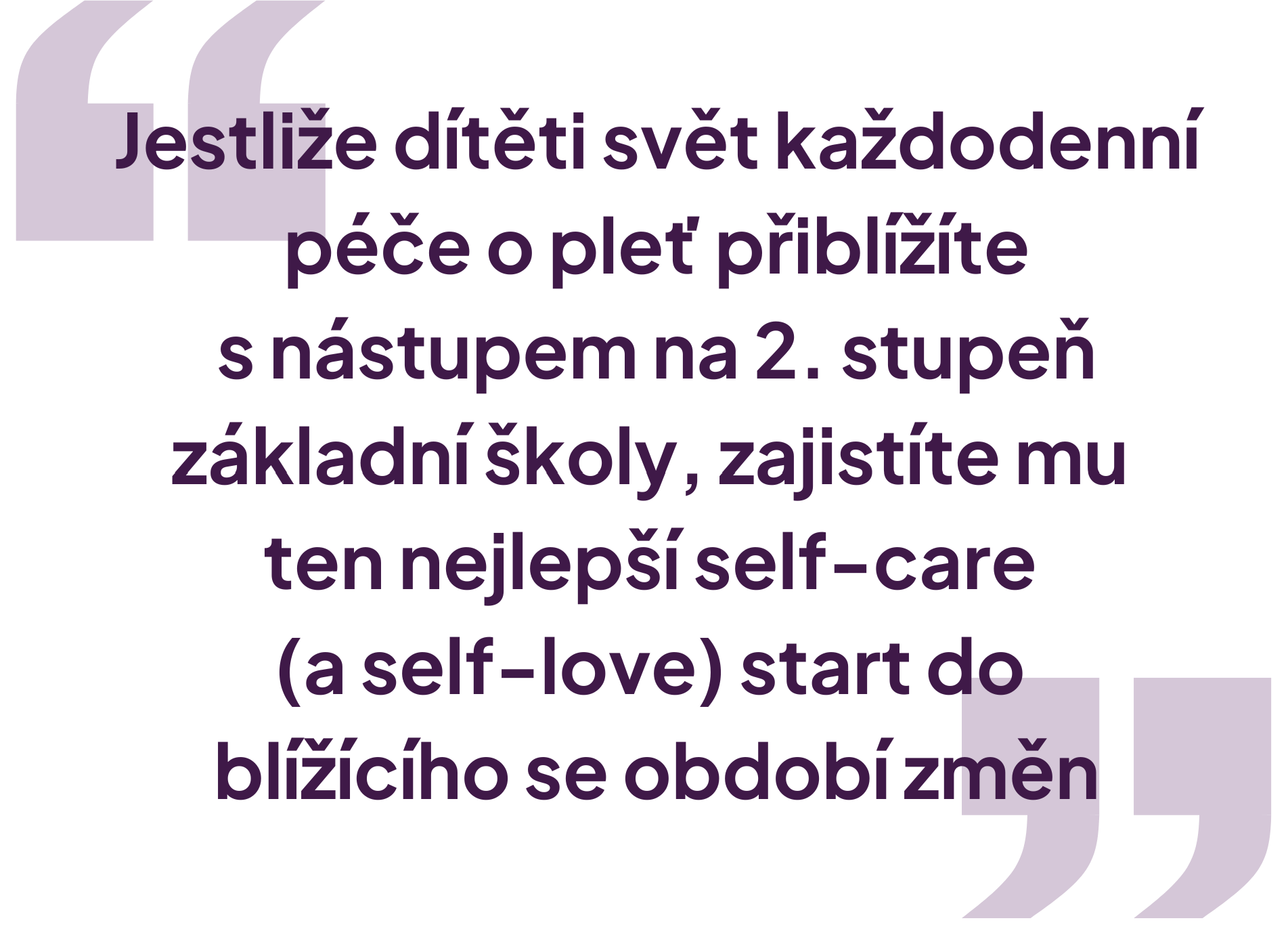 Se skincare je dobré začít s nástupem na 2. stupeň základní školy 1